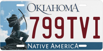OK license plate 799TVI