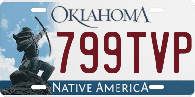 OK license plate 799TVP