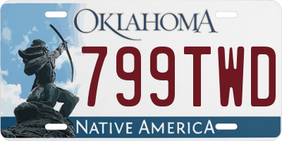 OK license plate 799TWD