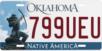 OK license plate 799UEU