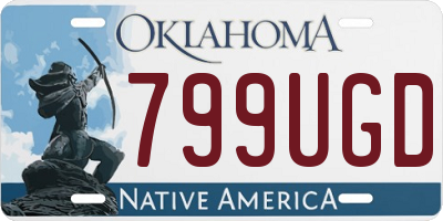 OK license plate 799UGD