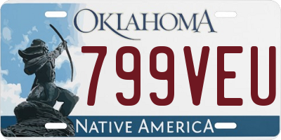 OK license plate 799VEU