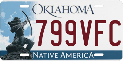 OK license plate 799VFC