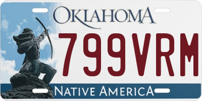 OK license plate 799VRM