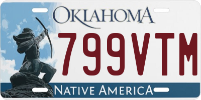 OK license plate 799VTM