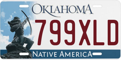 OK license plate 799XLD