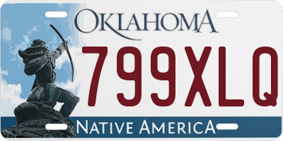 OK license plate 799XLQ