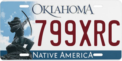 OK license plate 799XRC