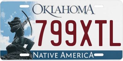 OK license plate 799XTL