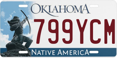 OK license plate 799YCM