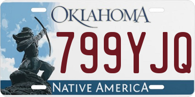 OK license plate 799YJQ