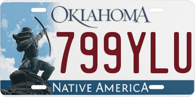 OK license plate 799YLU
