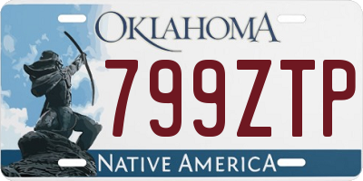 OK license plate 799ZTP