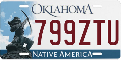 OK license plate 799ZTU