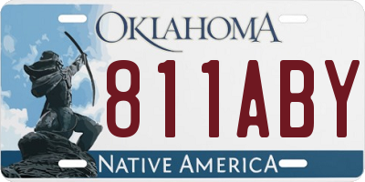 OK license plate 811ABY