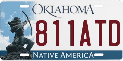 OK license plate 811ATD