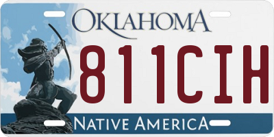 OK license plate 811CIH