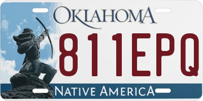 OK license plate 811EPQ