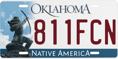 OK license plate 811FCN