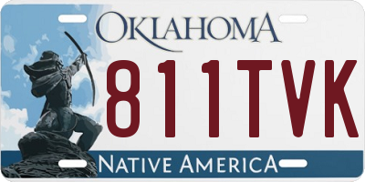 OK license plate 811TVK