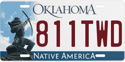 OK license plate 811TWD