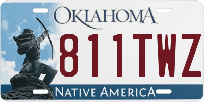 OK license plate 811TWZ