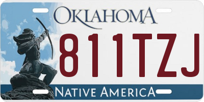 OK license plate 811TZJ