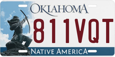 OK license plate 811VQT