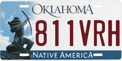 OK license plate 811VRH