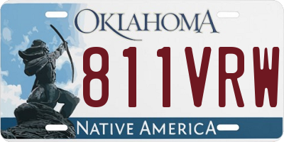 OK license plate 811VRW