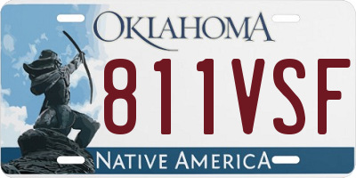OK license plate 811VSF