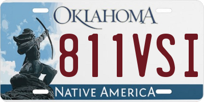 OK license plate 811VSI