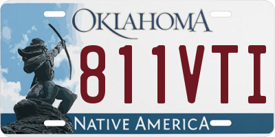 OK license plate 811VTI