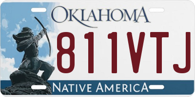 OK license plate 811VTJ