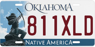 OK license plate 811XLD