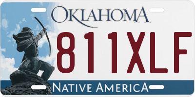OK license plate 811XLF