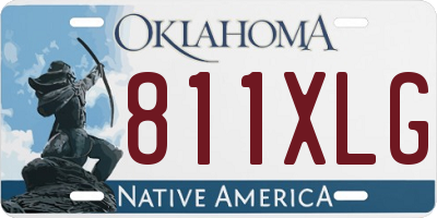 OK license plate 811XLG
