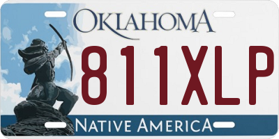 OK license plate 811XLP