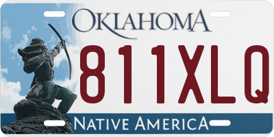 OK license plate 811XLQ