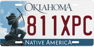 OK license plate 811XPC