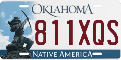 OK license plate 811XQS
