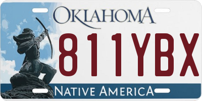 OK license plate 811YBX