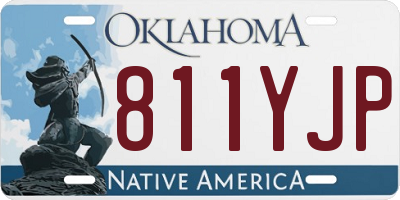 OK license plate 811YJP