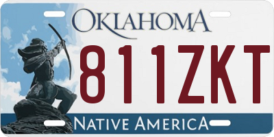 OK license plate 811ZKT