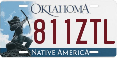 OK license plate 811ZTL