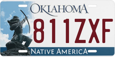 OK license plate 811ZXF