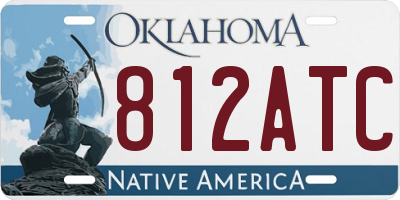 OK license plate 812ATC
