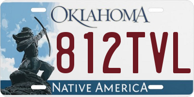 OK license plate 812TVL