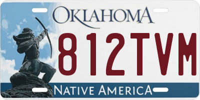 OK license plate 812TVM