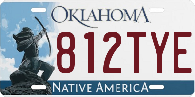 OK license plate 812TYE